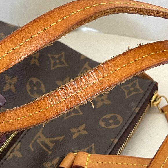 Louis Vuitton Iena PM Shoulder Bag Monogram Leather Brown M42268 (133425) - Picture 15 of 15